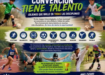 CONVENCIÓN NECESITA AMPLIAR SU APUESTA POR EL DEPORTE ESCOLAR.